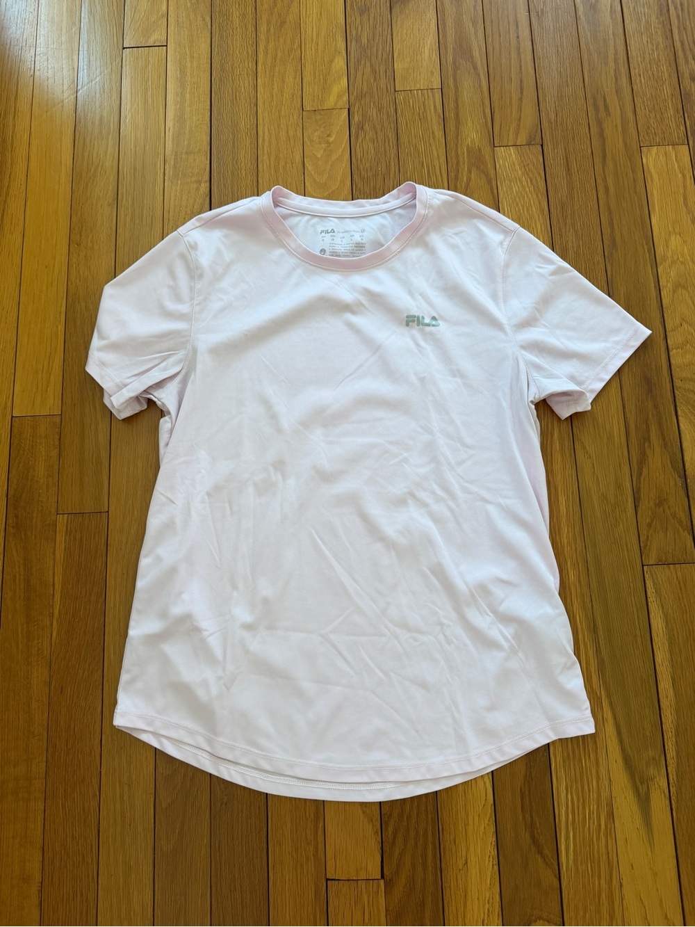 FILA Women’s Light Pink Crew Neck Tee